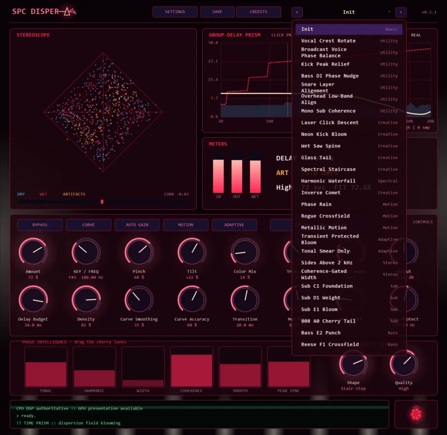 SPC Disper interface 3