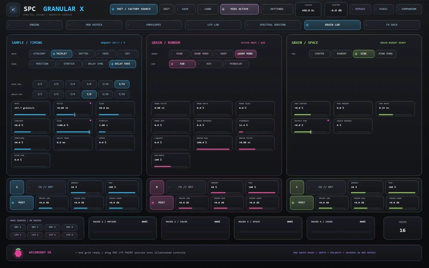 SPC Granular X interface 10