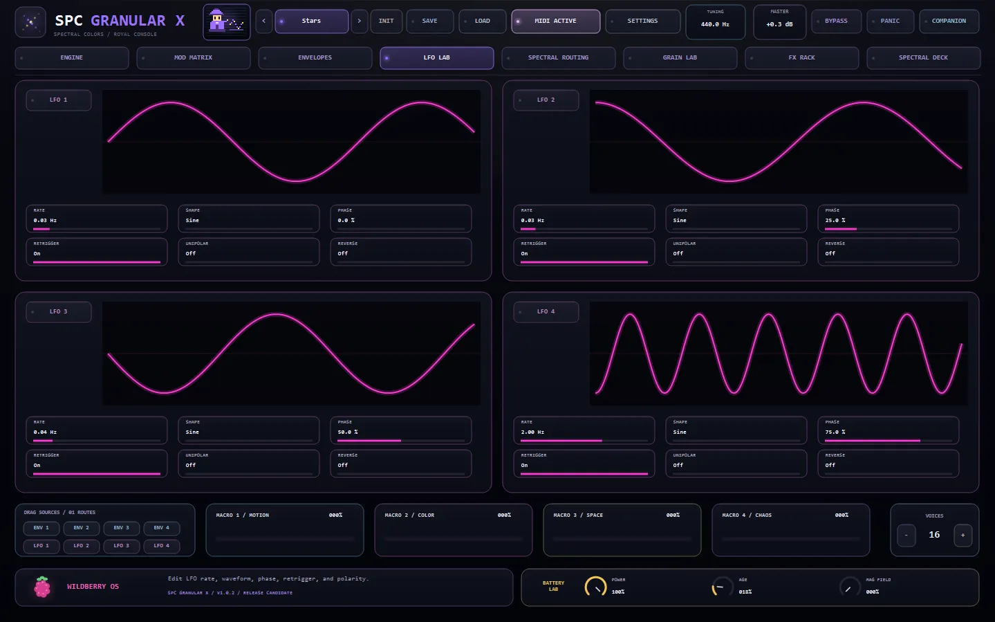 SPC Granular X interface 9