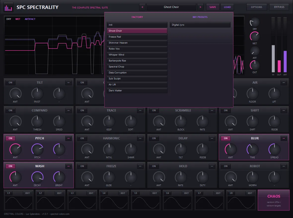 SPC Spectrality interface 4