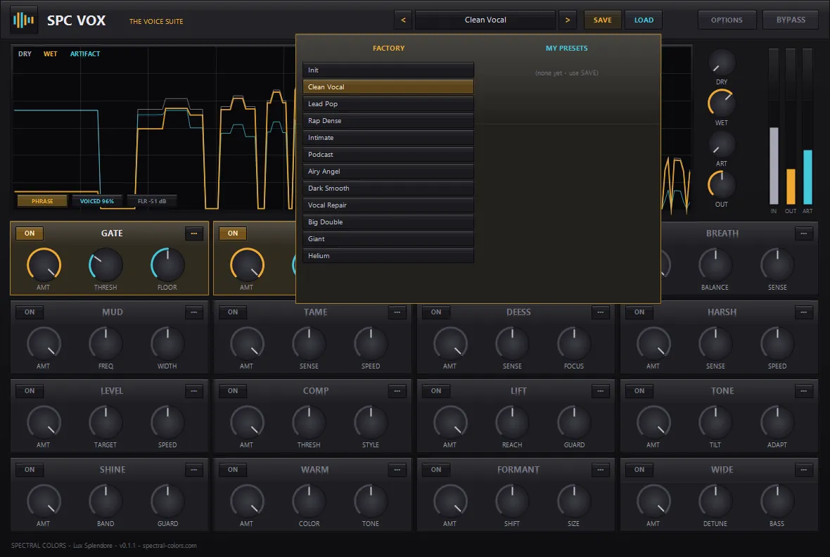 SPC Vox interface 3