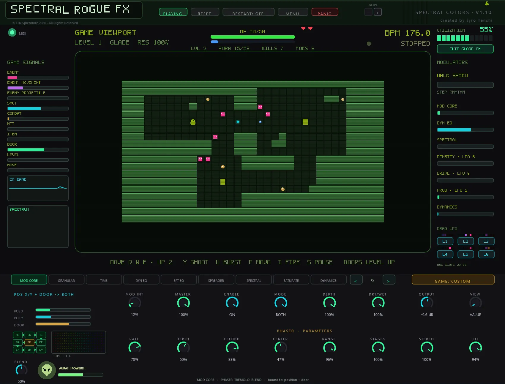 SPC RogueFX interface 1