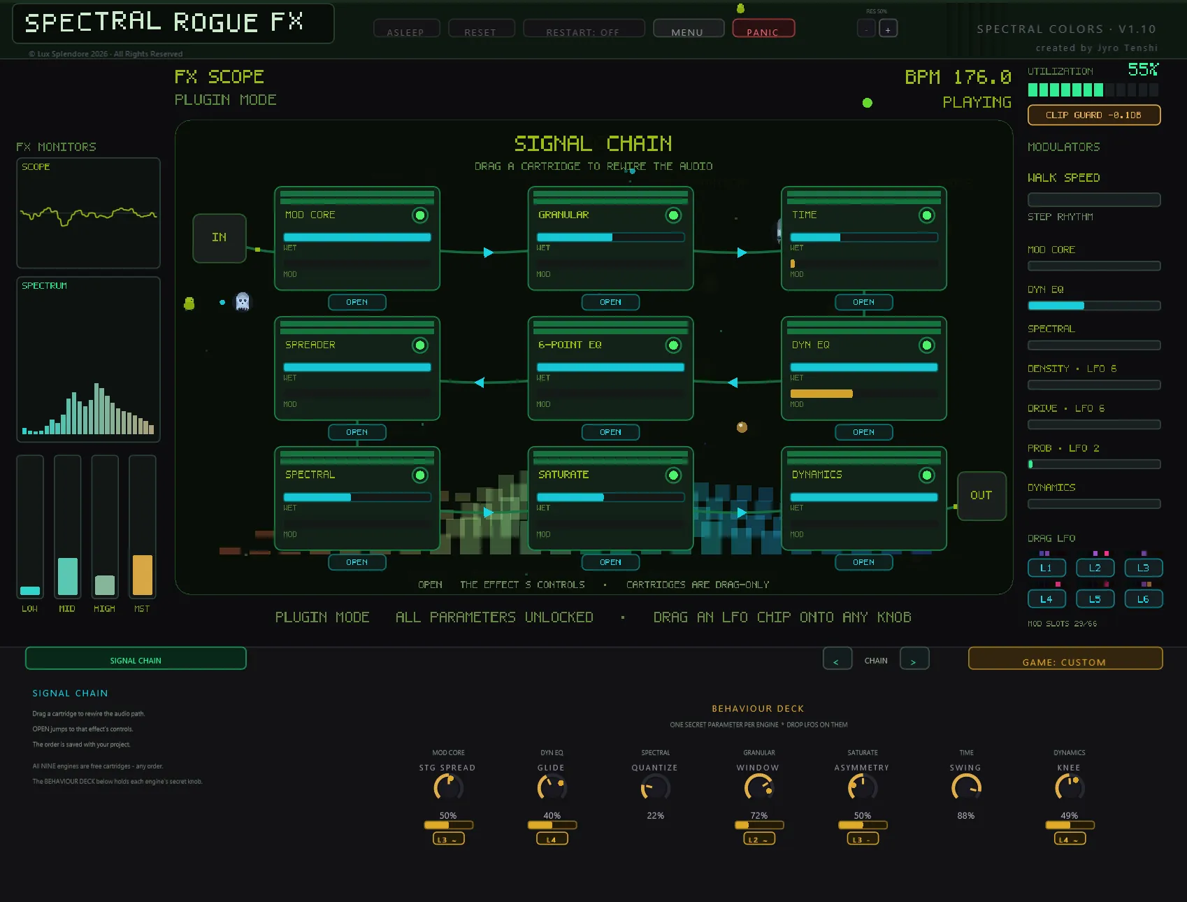 SPC RogueFX interface 3